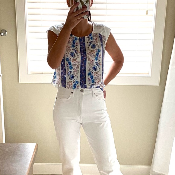 LC Lauren Conrad Cap Sleeve Tee Small - Picture 3 of 14